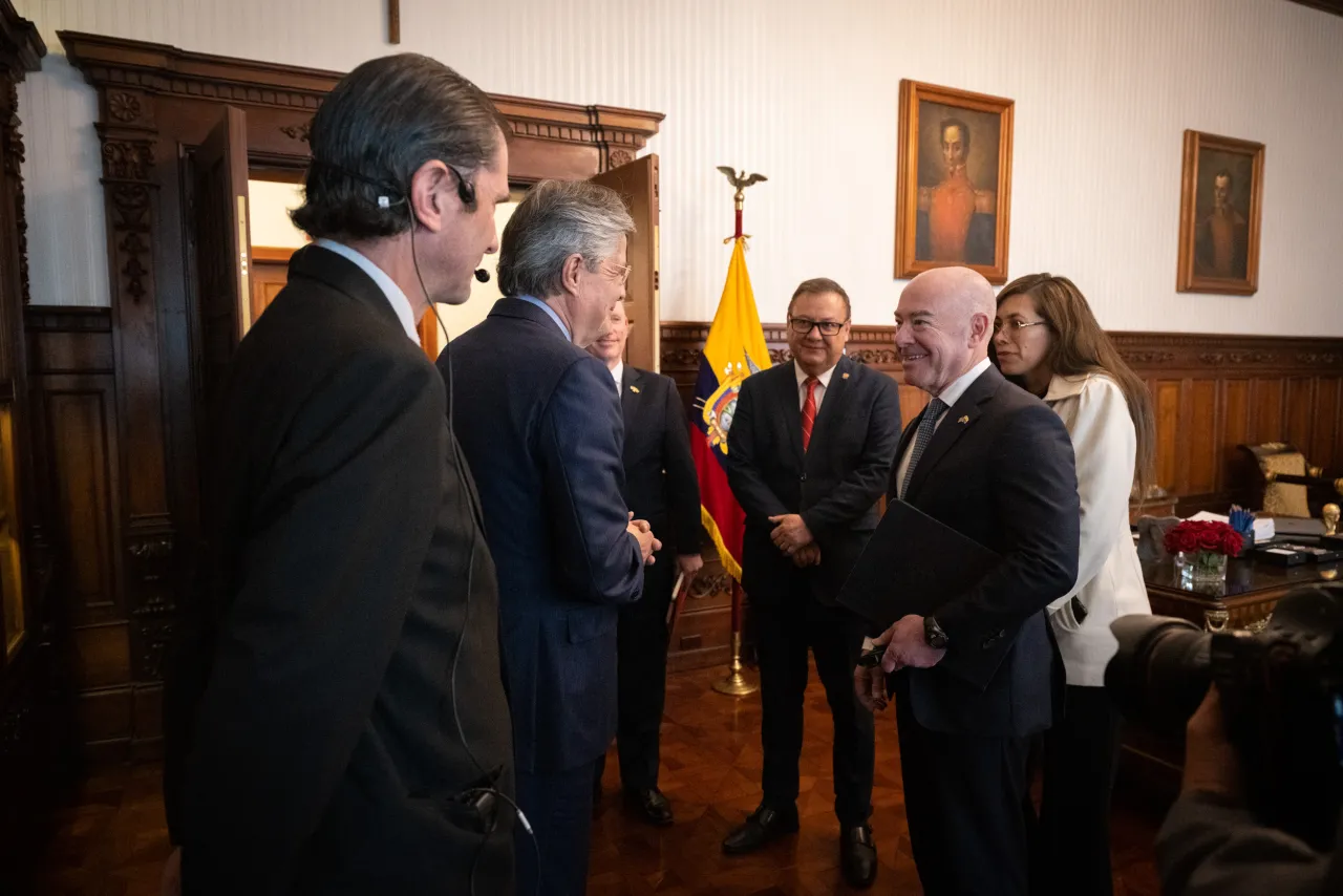 Image: DHS Secretary Alejandro Mayorkas Attends Bilateral with President Lasso (004)