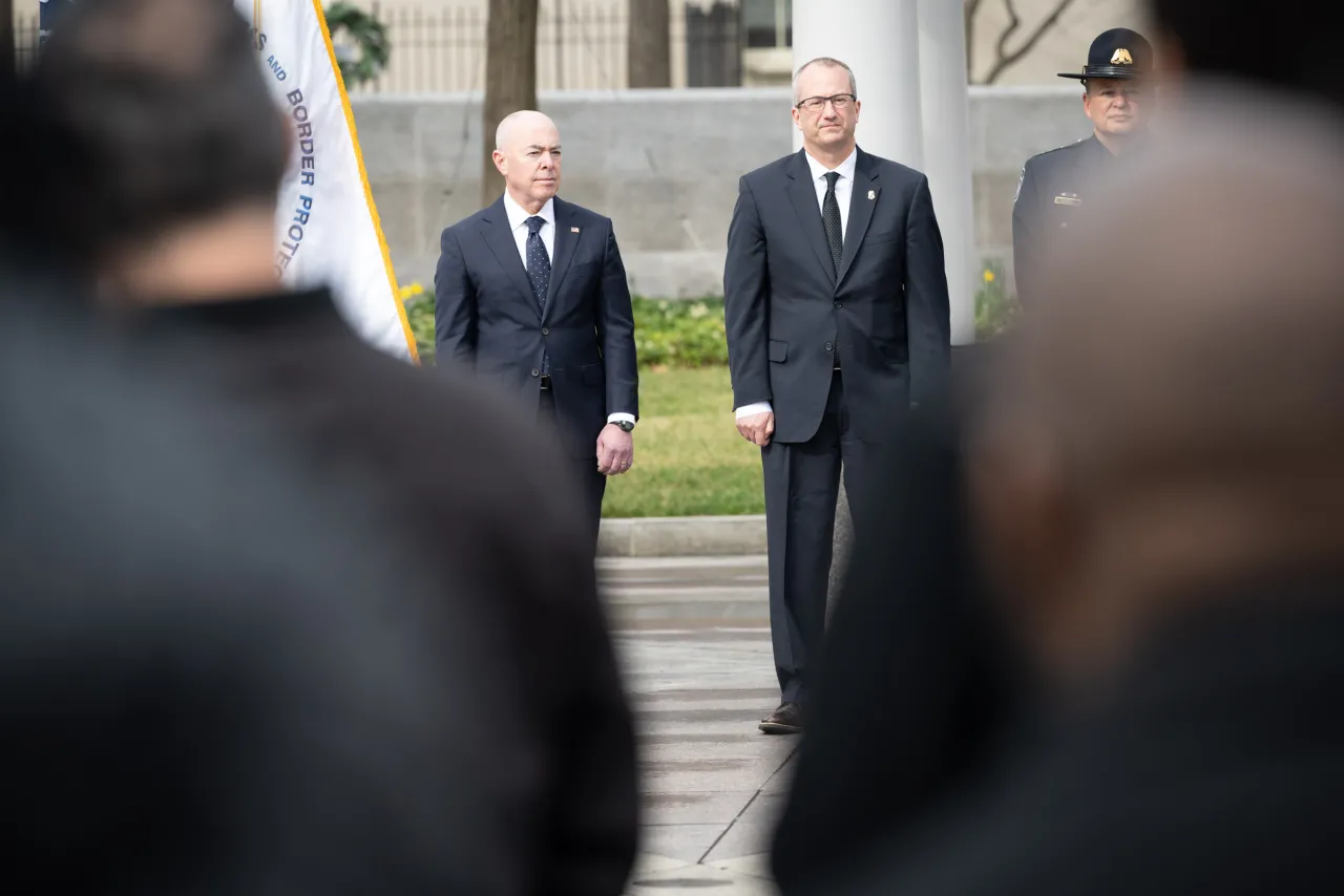 Image: DHS Secretary Alejandro Mayorkas Gives Remarks at NTEU Wreath Laying Ceremony (023)