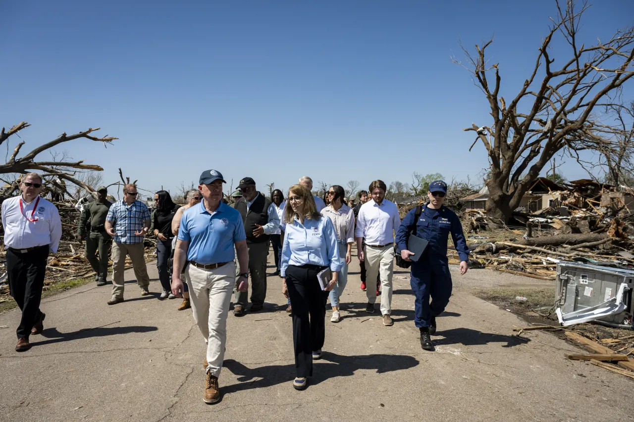 Image: DHS Secretary Alejandro Mayorkas Visits Rolling Fork, Mississippi  (050)