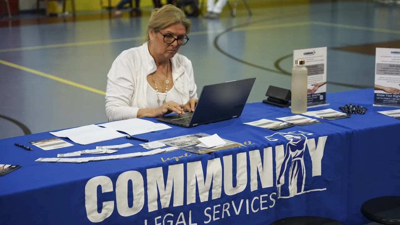 Image: FEMA Mobile Registration Intake Center at Midway Safe Harbor Center in Sanford (1)