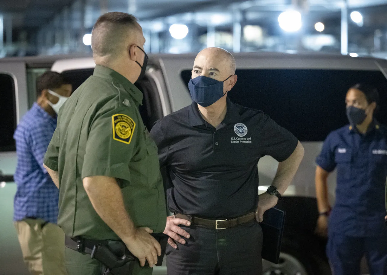 Image: DHS Secretary Alejandro Mayorkas Attends Border Patrol Muster (6)