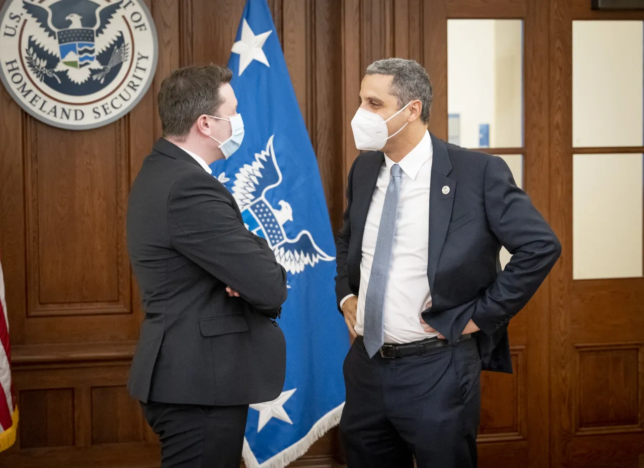 Image: DHS Deputy Secretary Tien Swears in Robert Silvers (1)