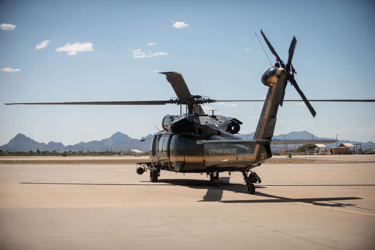 Image: U.S. Customs and Border Protection Helicopter in Arizona