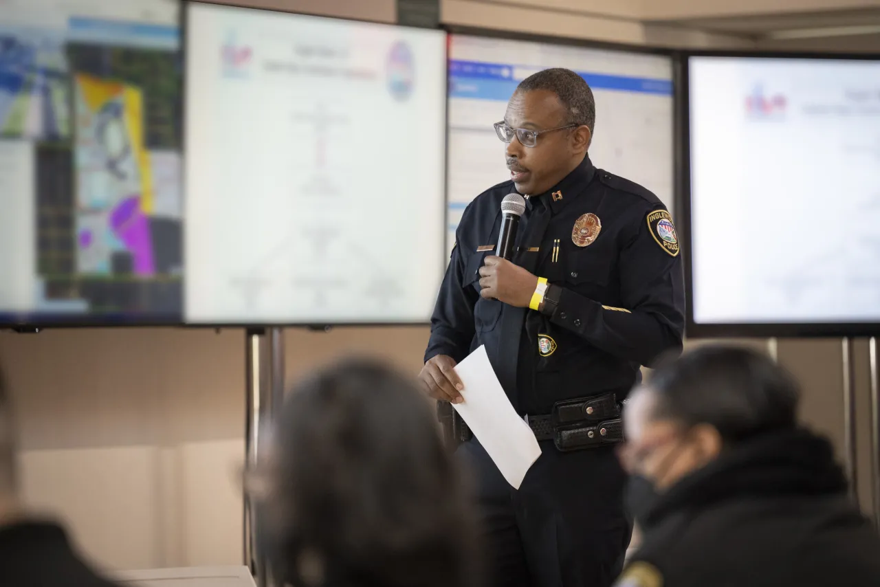 Image: DHS Secretary Alejandro Mayorkas Visits the Super Bowl Joint Operations Center (004)