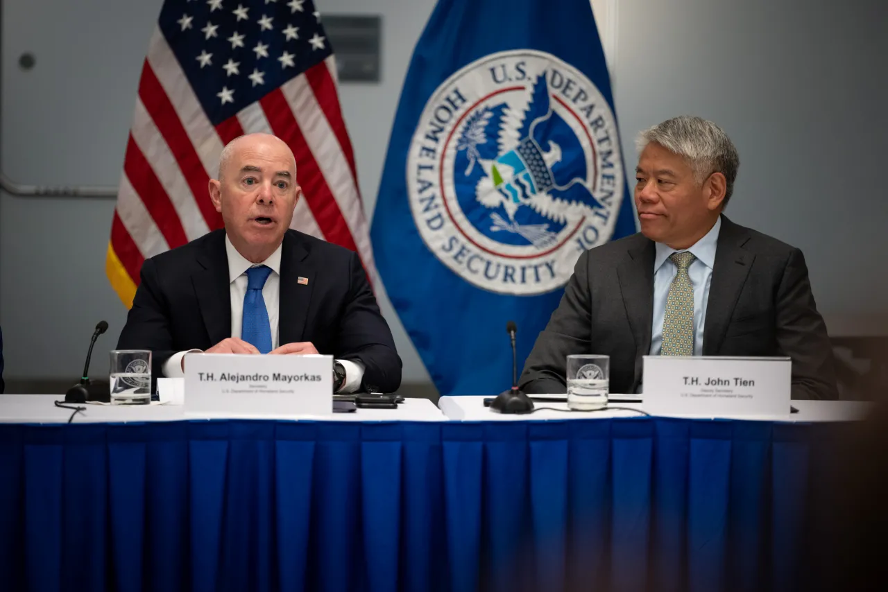 Image: DHS Secretary Alejandro Mayorkas, DHS Deputy Secretary John Tien Attend the Faith-Based Security Advisory Council (015)