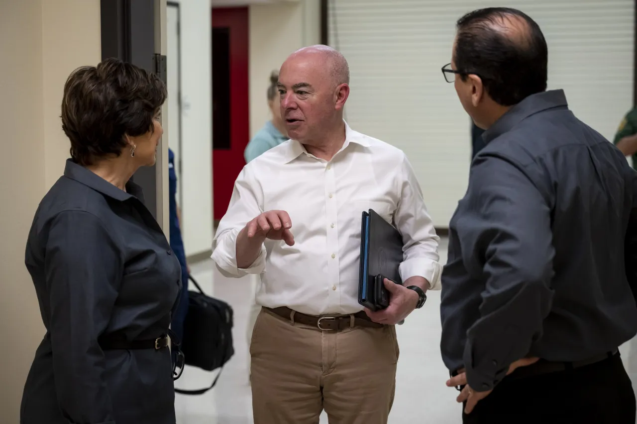 Image: DHS Secretary Alejandro Mayorkas Participates in a Law Enforcement Roundtable  (199)