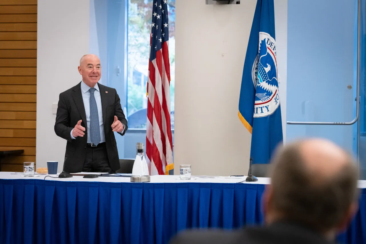 Image: DHS Secretary Alejandro Mayorkas Participates in DHS Leadership Meeting (004)