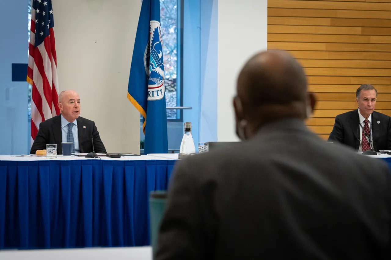 Image: DHS Secretary Alejandro Mayorkas Participates in DHS Leadership Meeting (008)