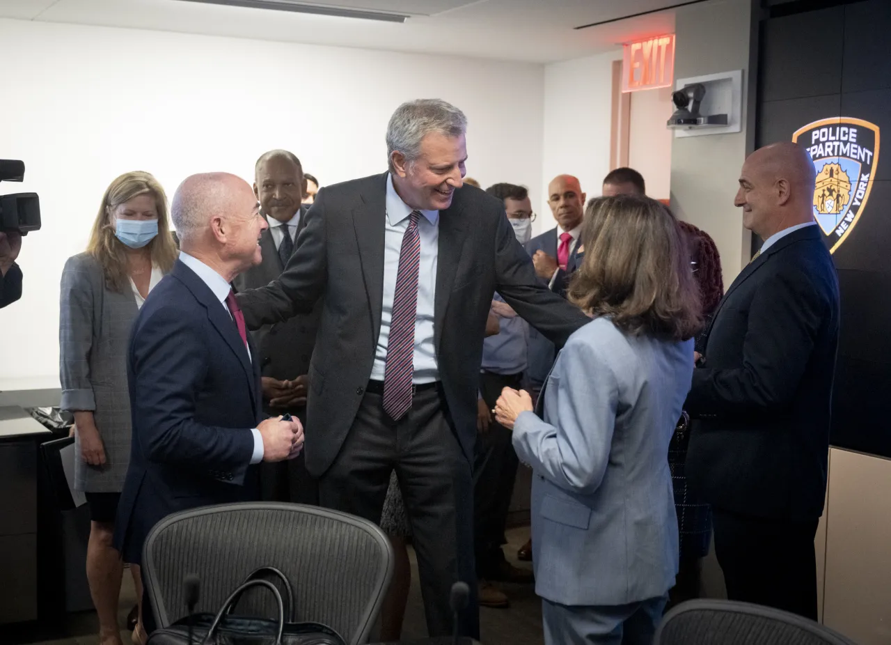 Image: DHS Secretary Alejandro Mayorkas Attends an NYPD Briefing (6)