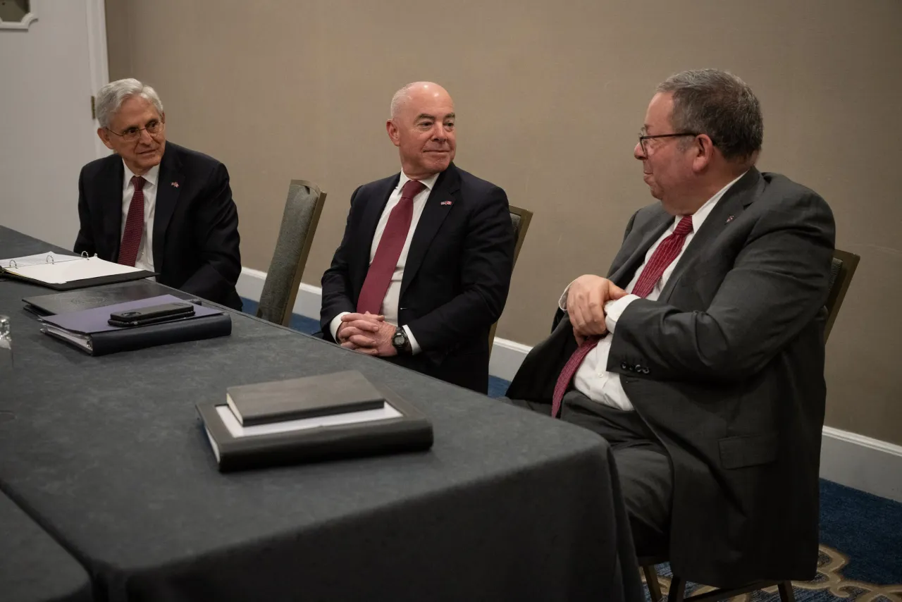 Image: DHS Secretary Alejandro Mayorkas Participates in Press Conference in Canada (001)