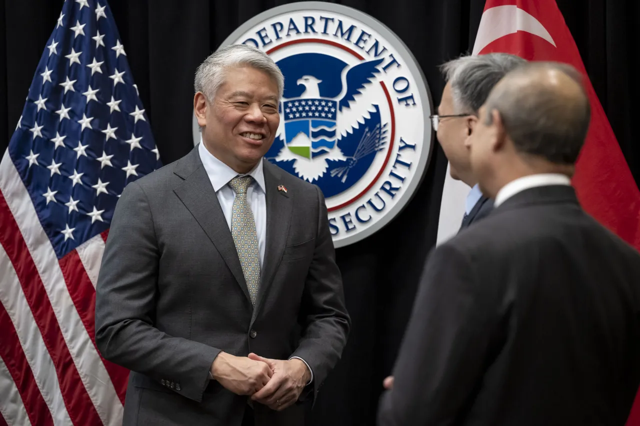 Image: DHS Deputy Secretary John Tien Participates in a Bilat with Singapore Permanent Secretary Mr. Pang Kin Keong  (014)