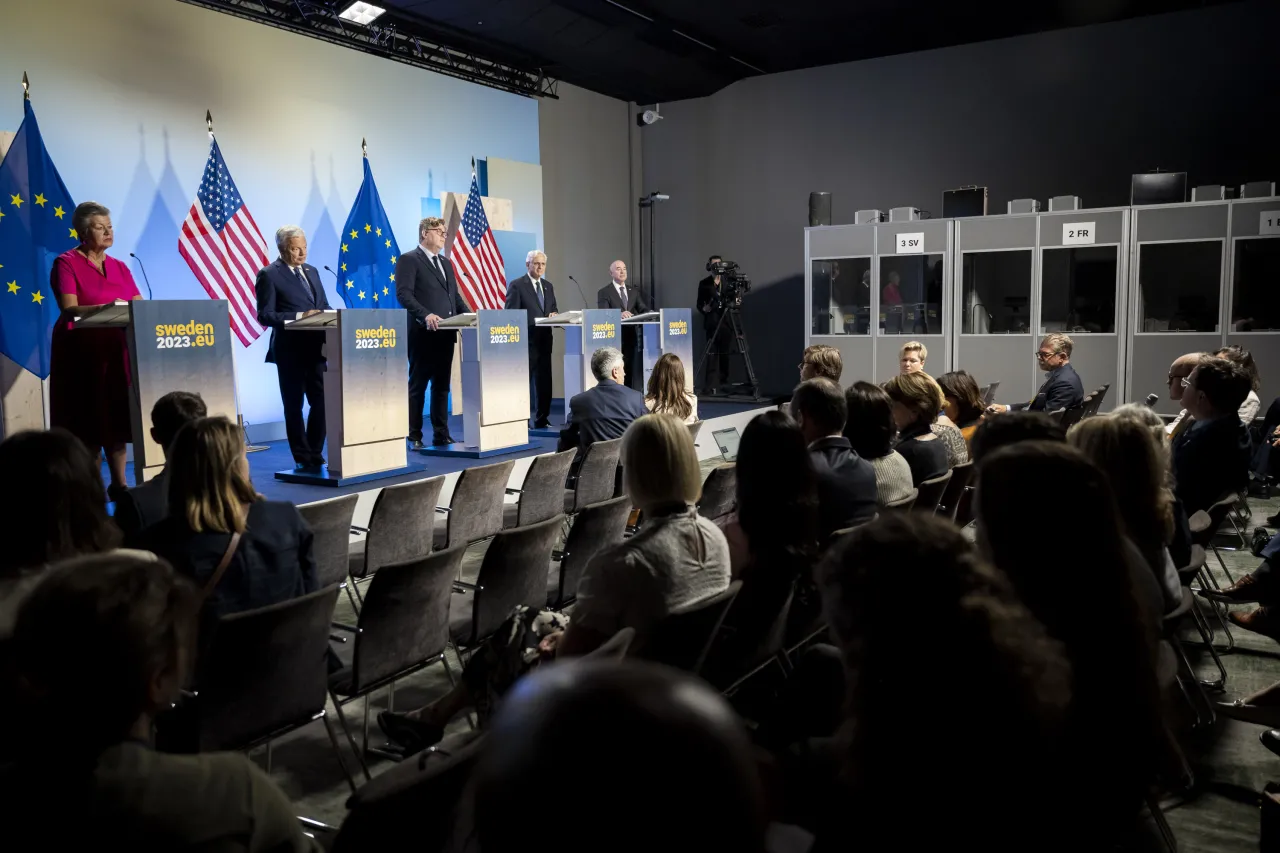 Image: DHS Secretary Alejandro Mayorkas participates in a Joint Press Conference  (125)