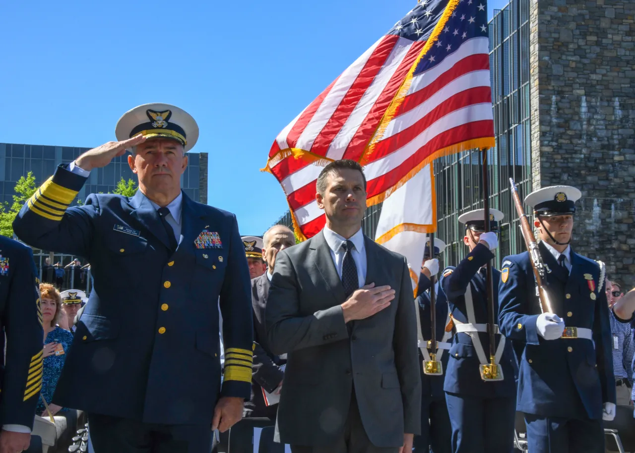 Image: Acting Secretary Kevin McAleenan Attends Coast Guard Memorial Day Event (2)