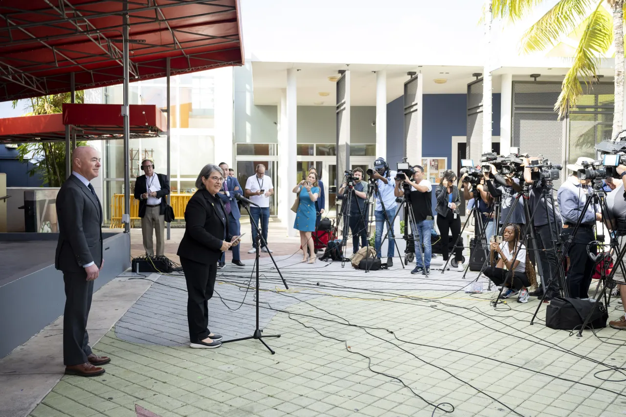 Image: DHS Secretary Alejandro Mayorkas Travels to Miami, Florida (038)