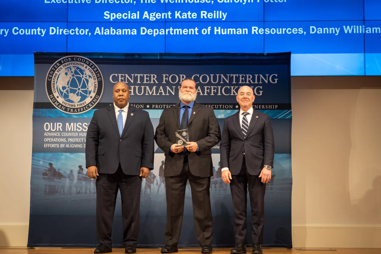 Image: DHS Secretary Alejandro Mayorkas Presents DHS Awards in Countering Human Trafficking (007)