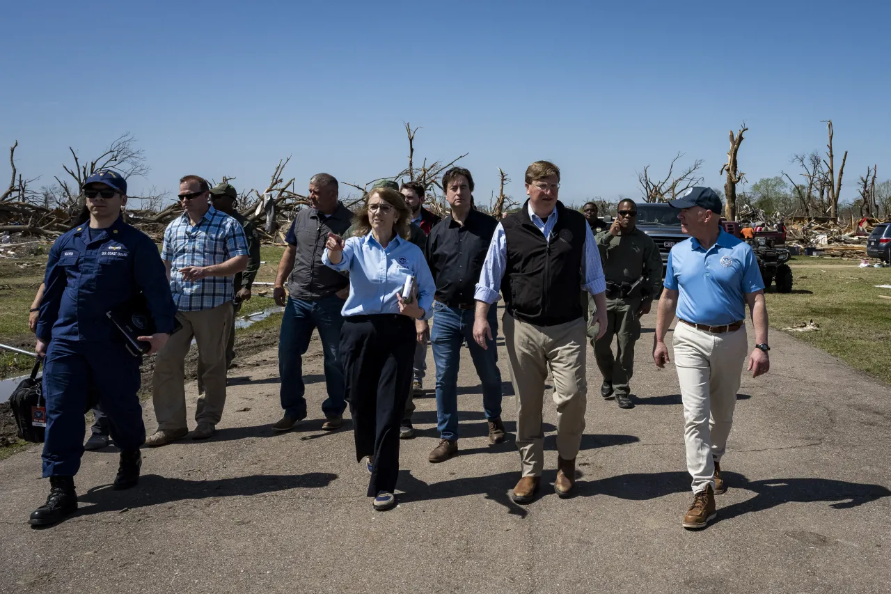 Image: DHS Secretary Alejandro Mayorkas Visits Rolling Fork, Mississippi  (055)