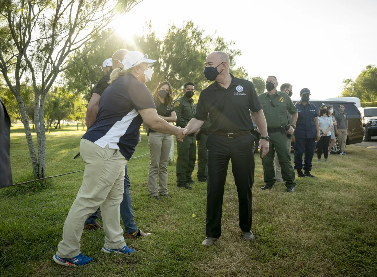 Image: DHS Secretary Alejandro Mayorkas Meets with Sister Norma (3)