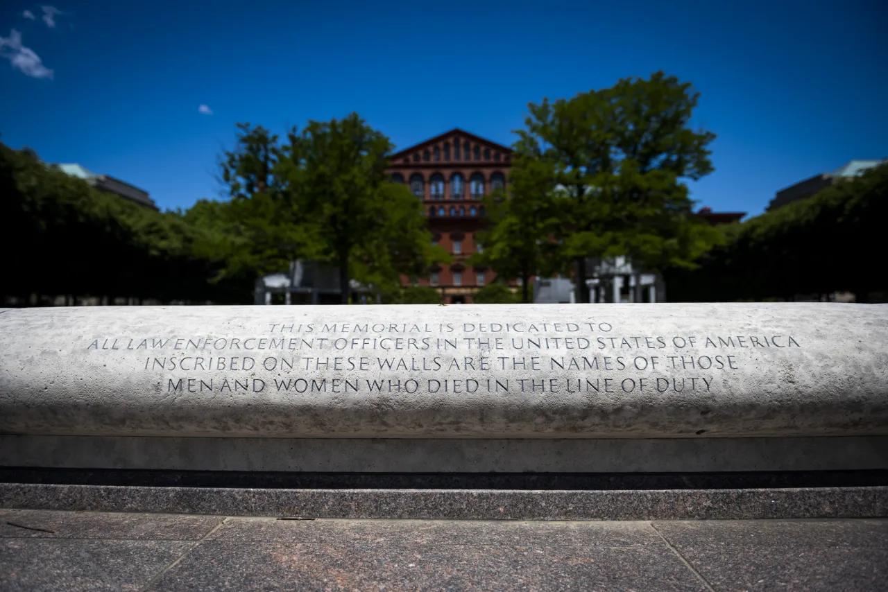 Image: National Law Enforcement Officer Memorial Inscription