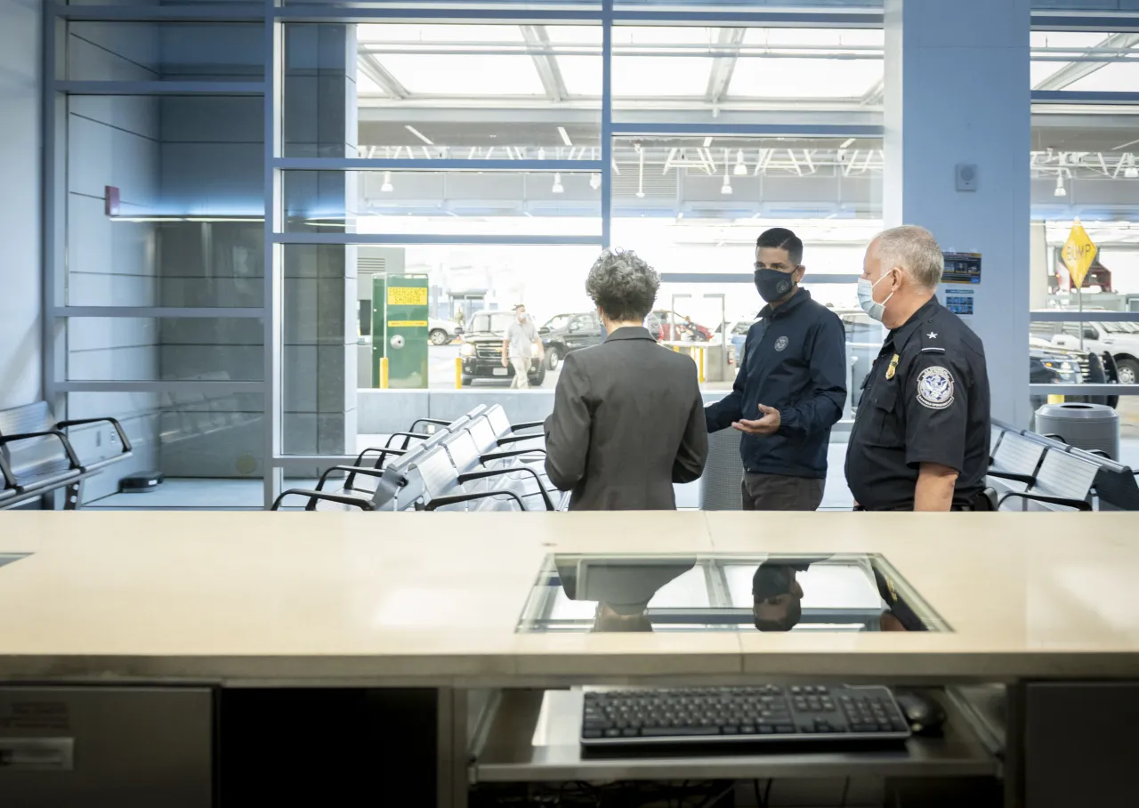 Image: Acting Secretary Wolf Participates in an Operational Tour of San Ysidro Port of Entry (14)