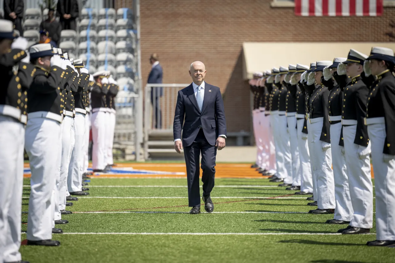 Image: DHS Secretary Alejandro Mayorkas Participates in the USCG Academy Graduation Ceremony (28)