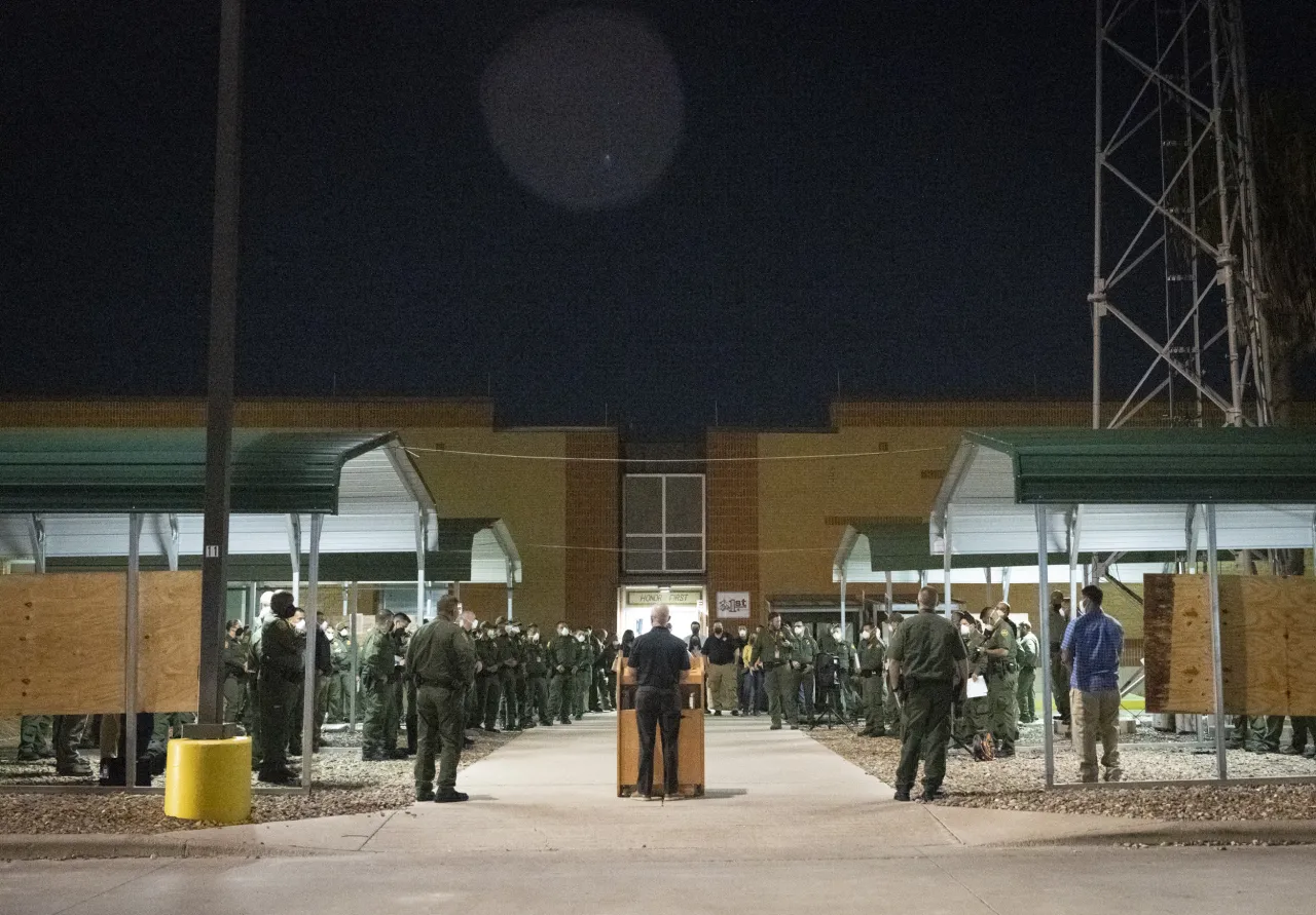 Image: DHS Secretary Alejandro Mayorkas Attends Border Patrol Muster (5)