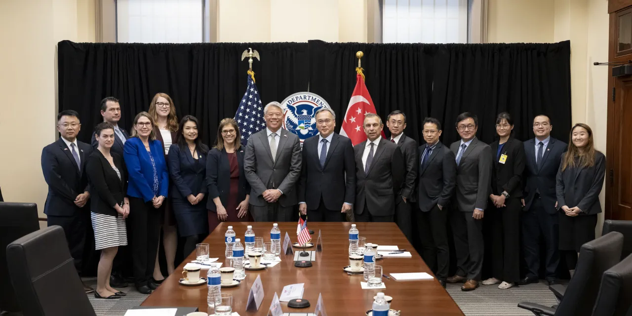 Image: DHS Deputy Secretary John Tien Participates in a Bilat with Singapore Permanent Secretary Mr. Pang Kin Keong  (013)