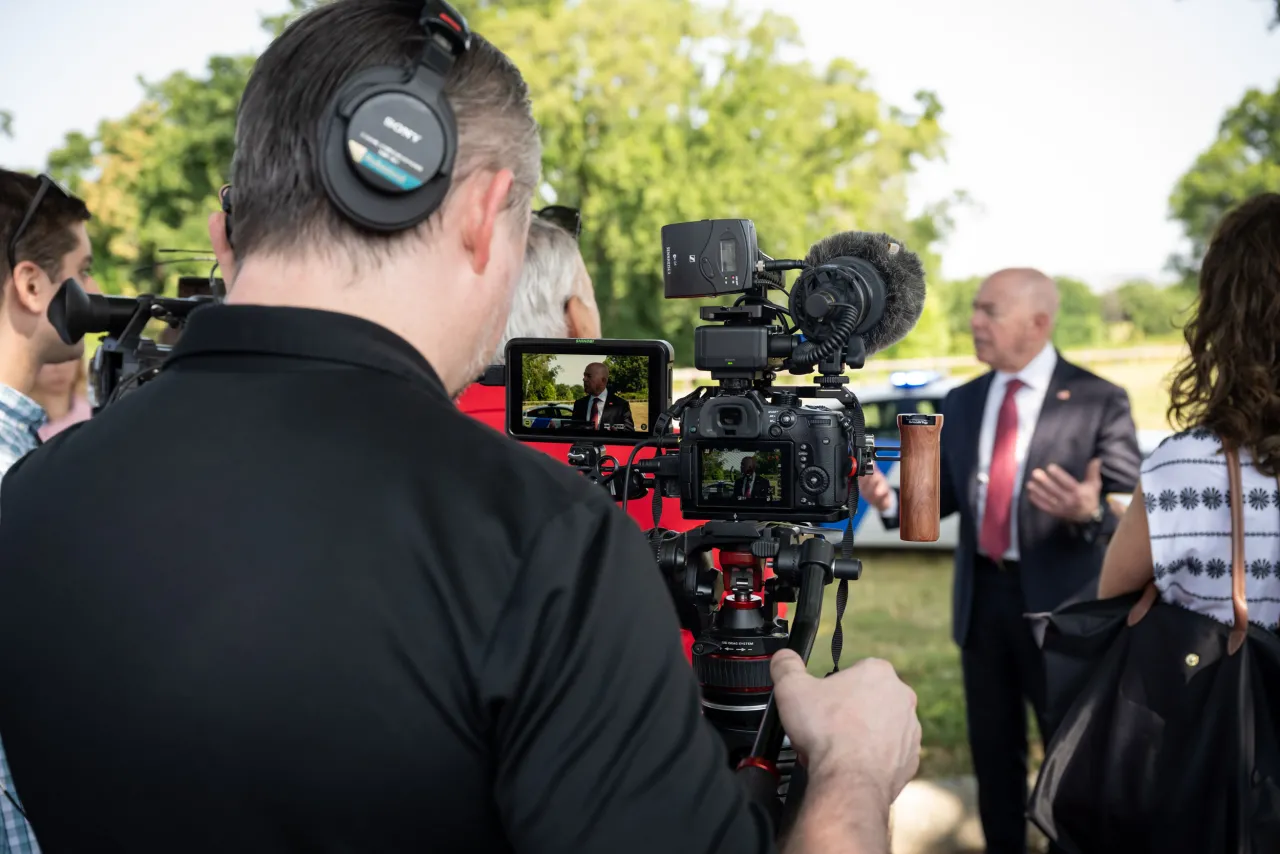 Image: DHS Secretary Alejandro Mayorkas Gives Remarks at Live UAS Demo (028)