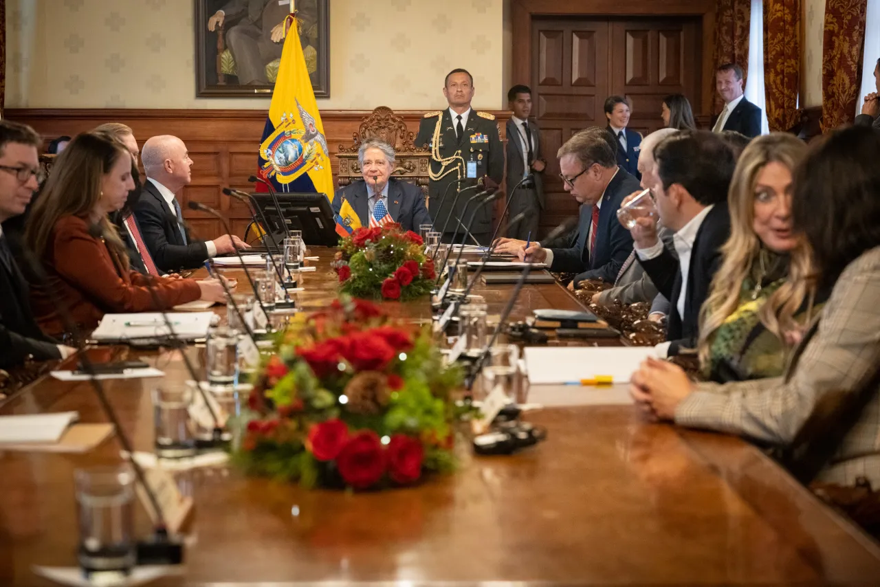 Image: DHS Secretary Alejandro Mayorkas Attends Bilateral with President Lasso (019)