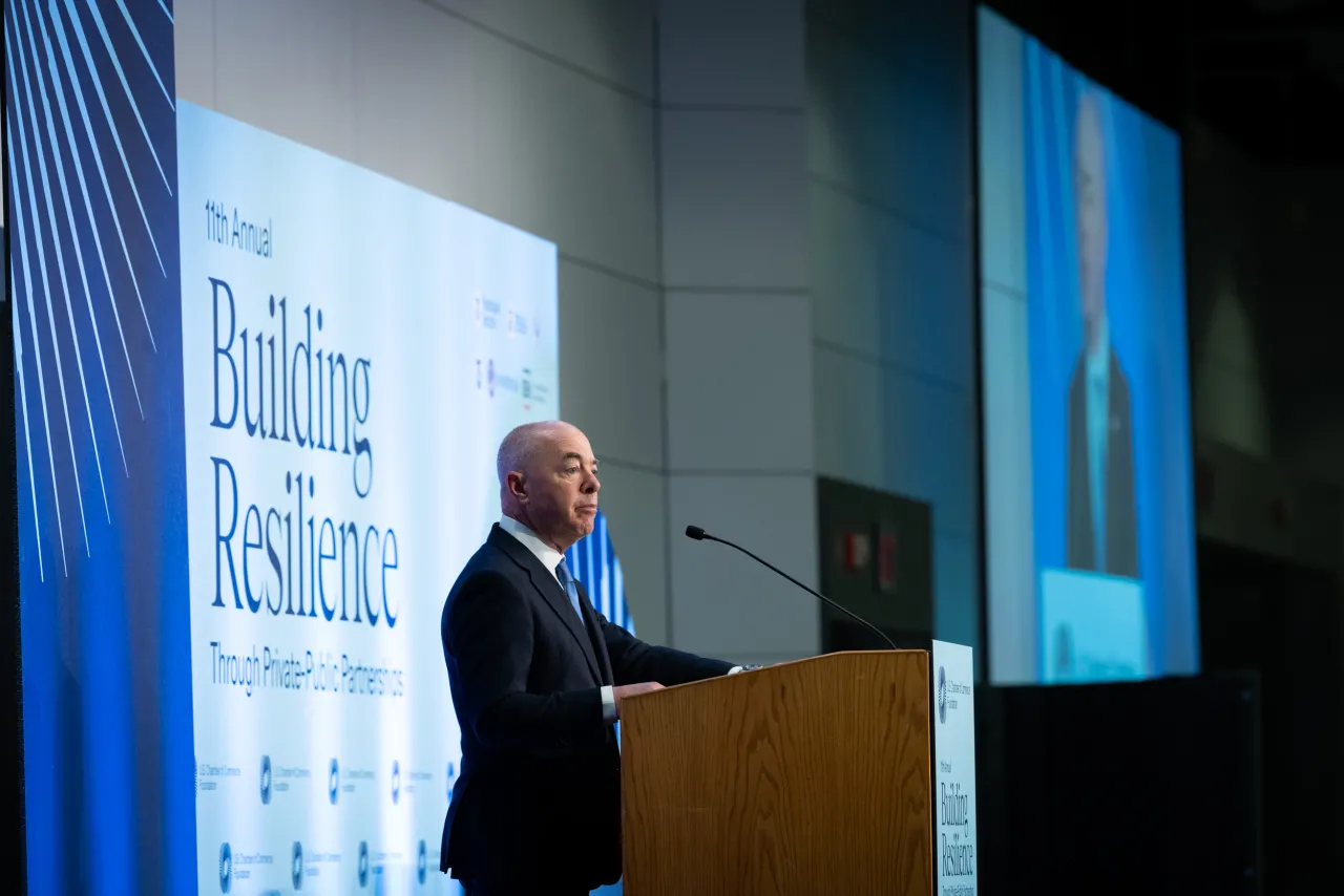 Image: DHS Secretary Alejandro Mayorkas Attends 11th Annual Building Resilience Conference (021)