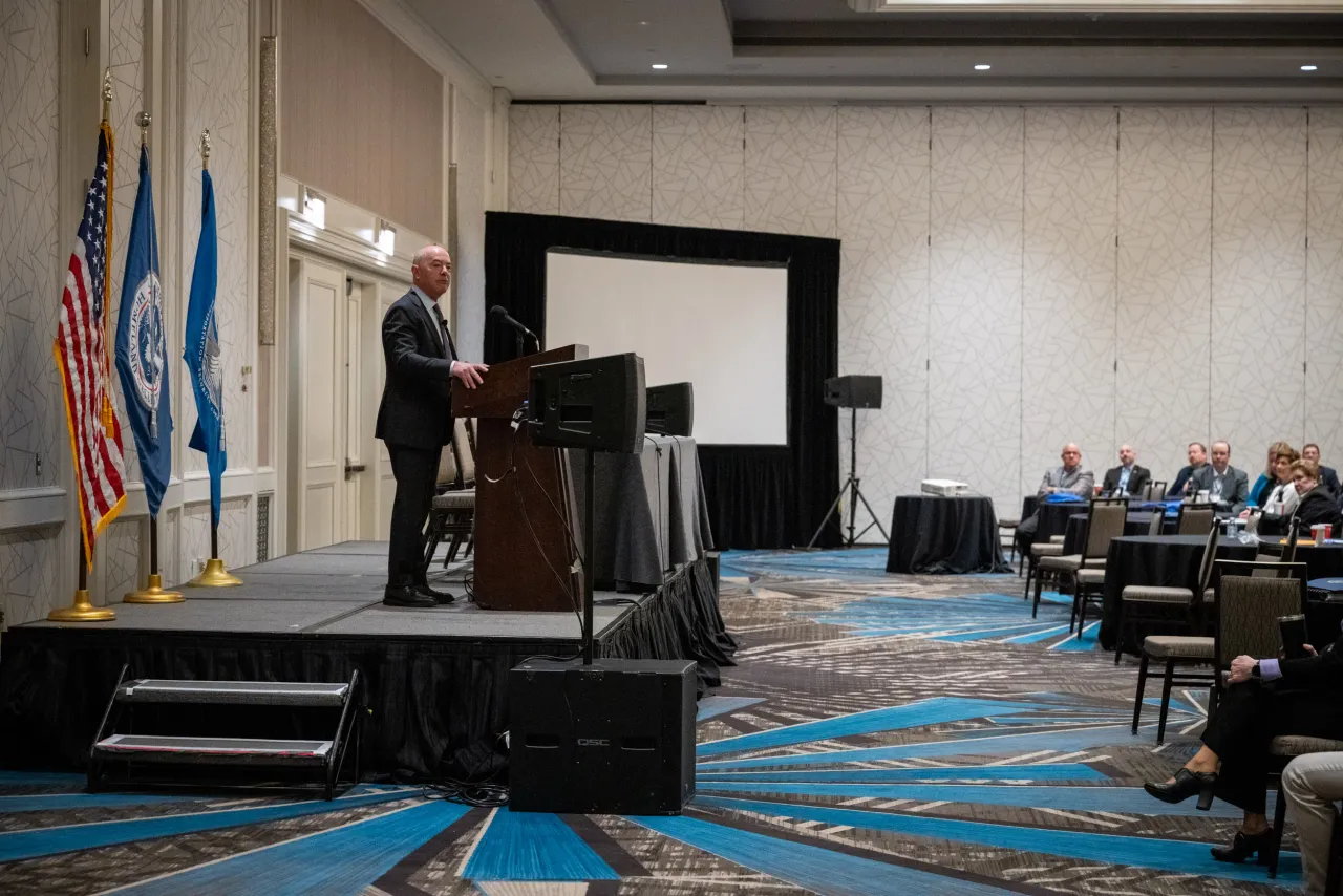 Image: DHS Secretary Alejandro Mayorkas Speaks at TSA Senior Leadership Conference (024)