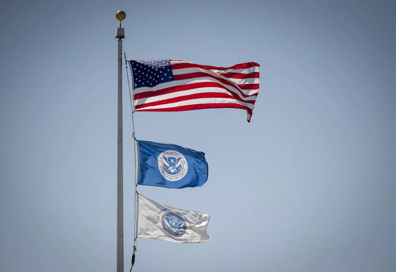 Image: Three Flags on a Pole