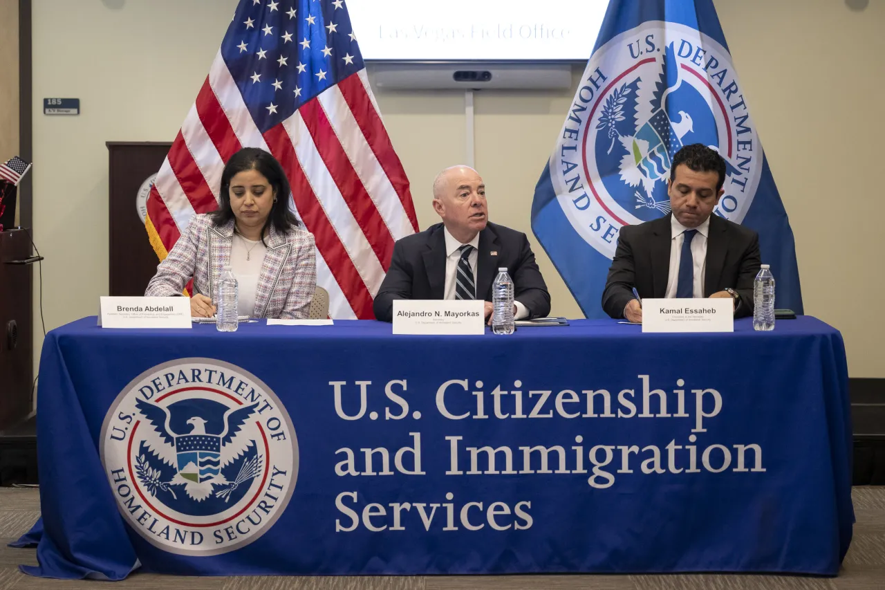 Image: DHS Secretary Alejandro Mayorkas Participates in a Worksite Enforcement Roundtable with Union Leaders  (026)