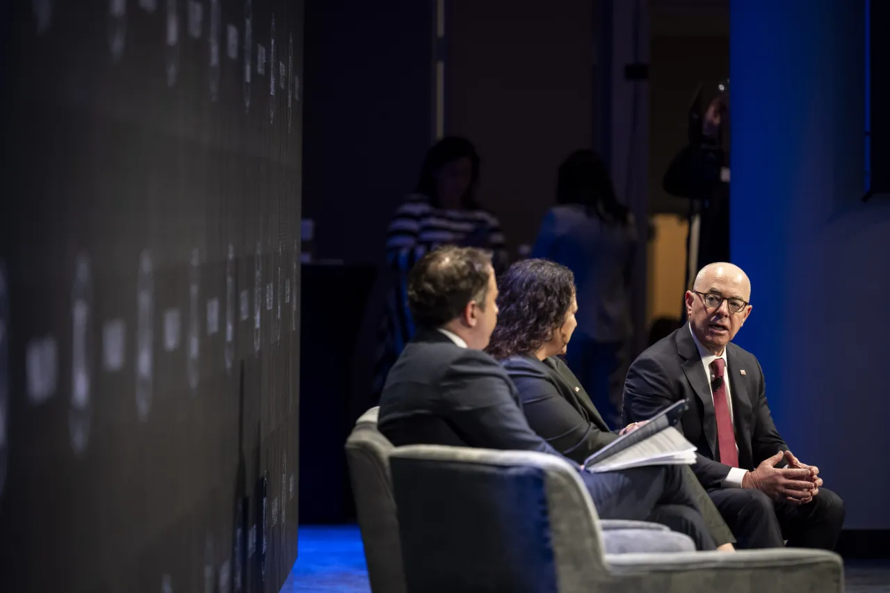 Image: DHS Secretary Alejandro Mayorkas Participates in a NALEO Panel Discussion  (036)