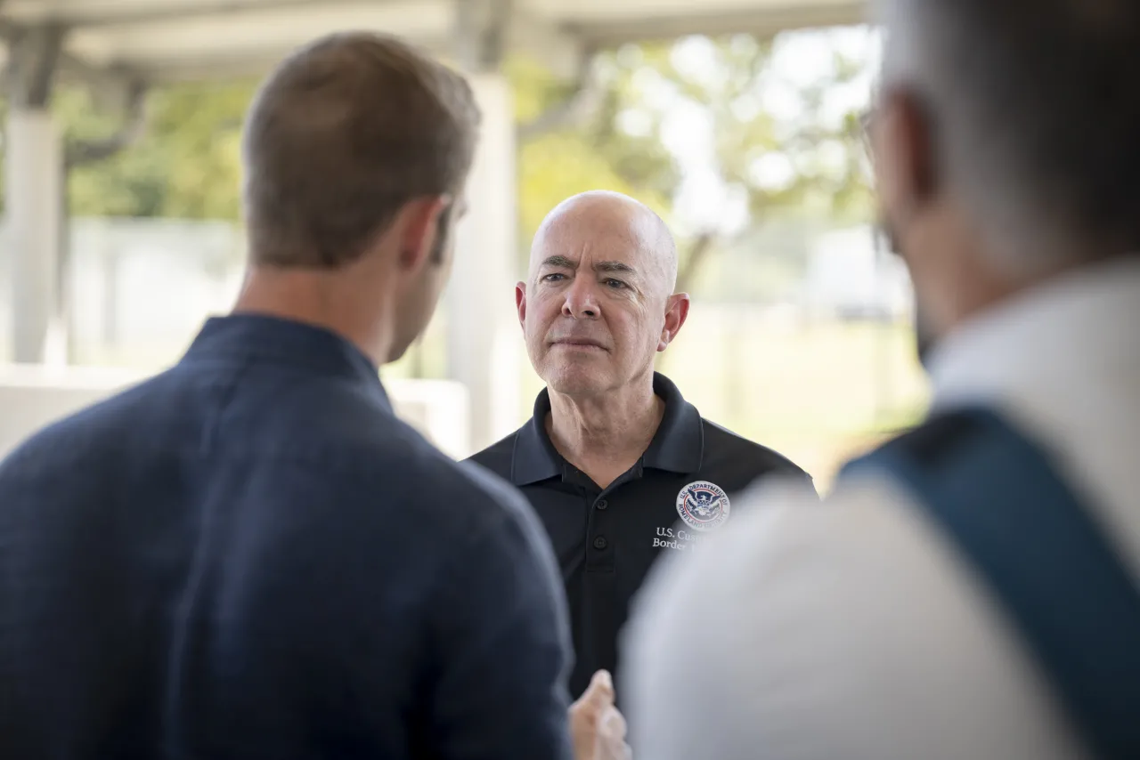 Image: DHS Secretary Alejandro Mayorkas Participates in a Press Interview (4)