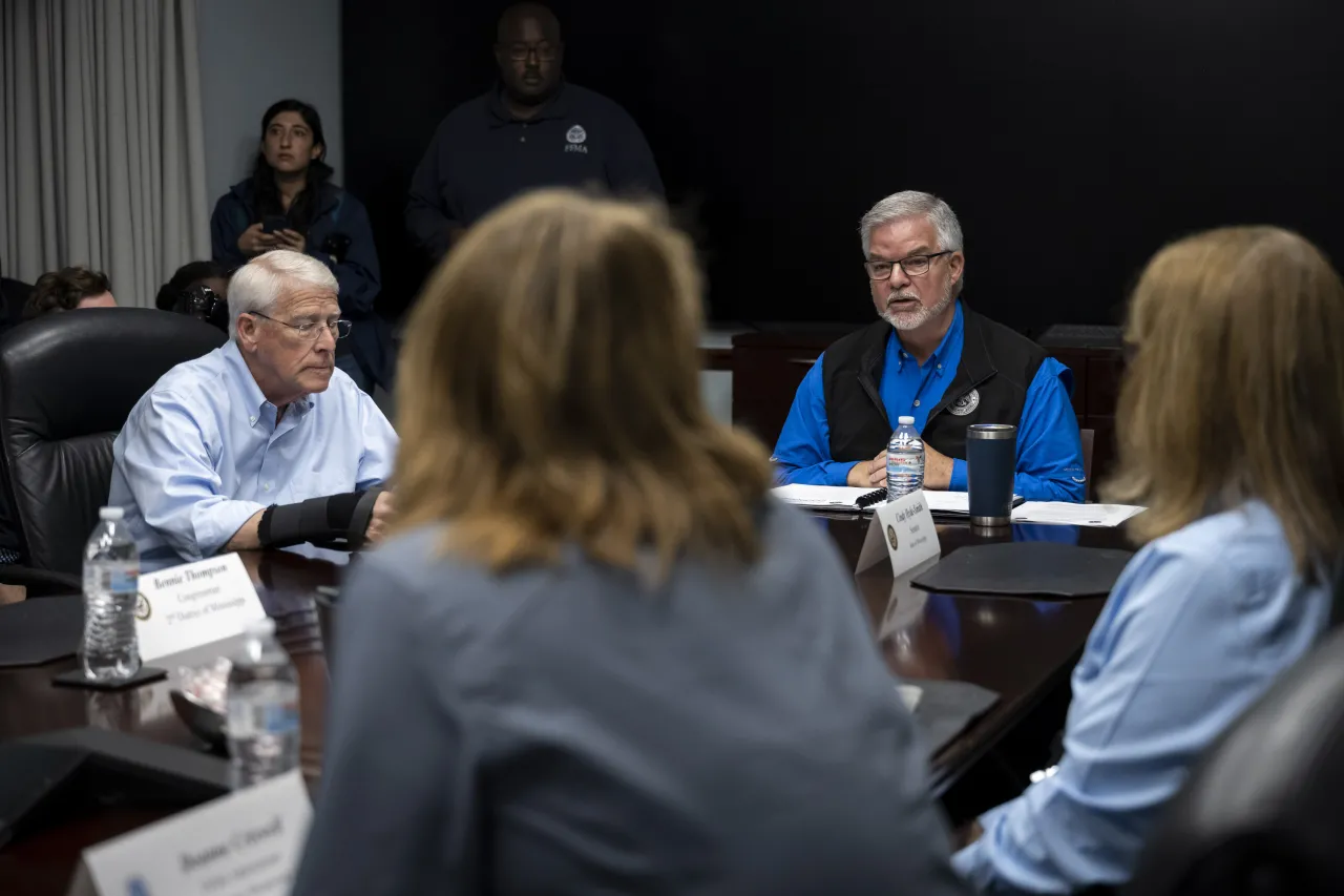 Image: DHS Secretary Alejandro Mayorkas Visits Rolling Fork, Mississippi  (009)