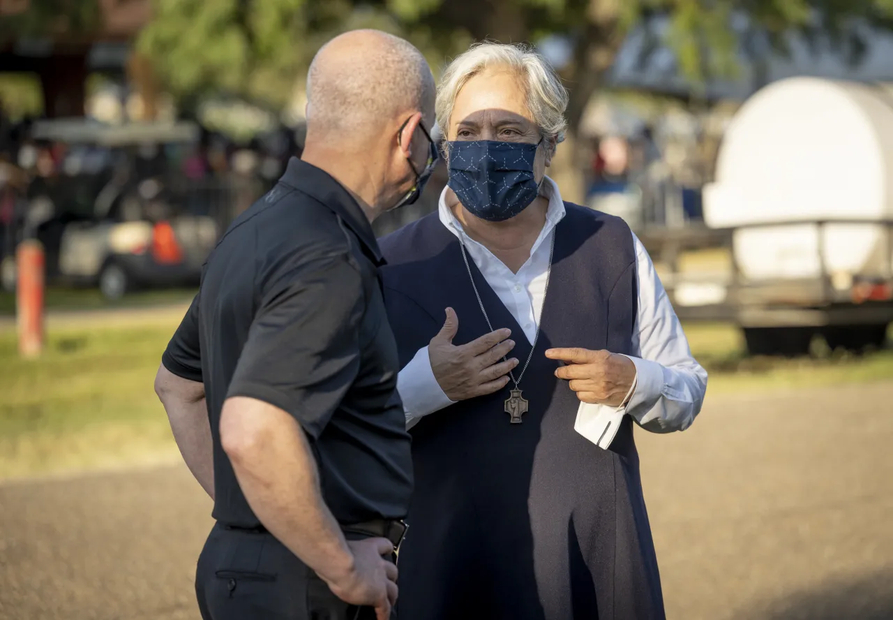 Image: DHS Secretary Alejandro Mayorkas Meets with Sister Norma (5)