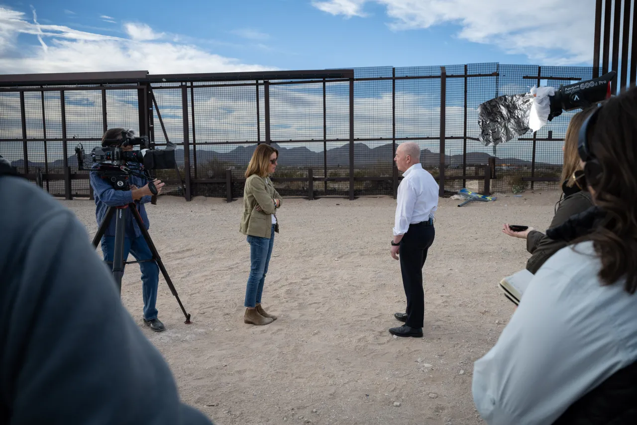 Image: DHS Secretary Alejandro Mayorkas Participates in 60 Minute Interview (006)