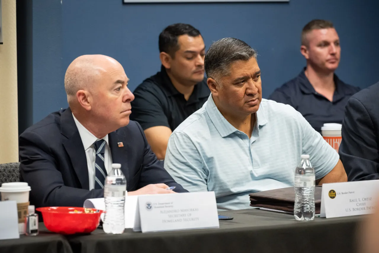 Image: DHS Secretary Alejandro Mayorkas Visits U.S. Border Patrol Tucson Sector Headquarters (012)