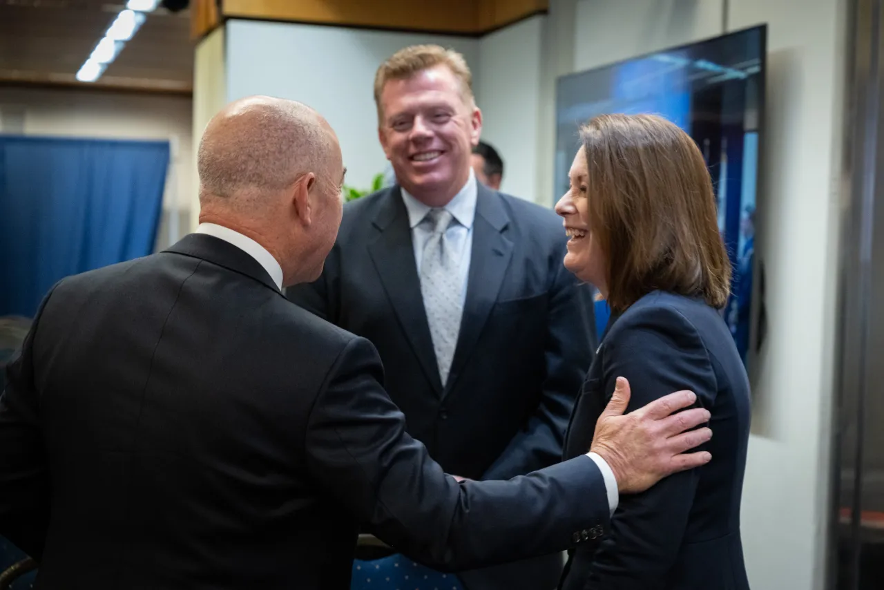 Image: DHS Secretary Alejandro Mayorkas Swears In Director of USSS (029)