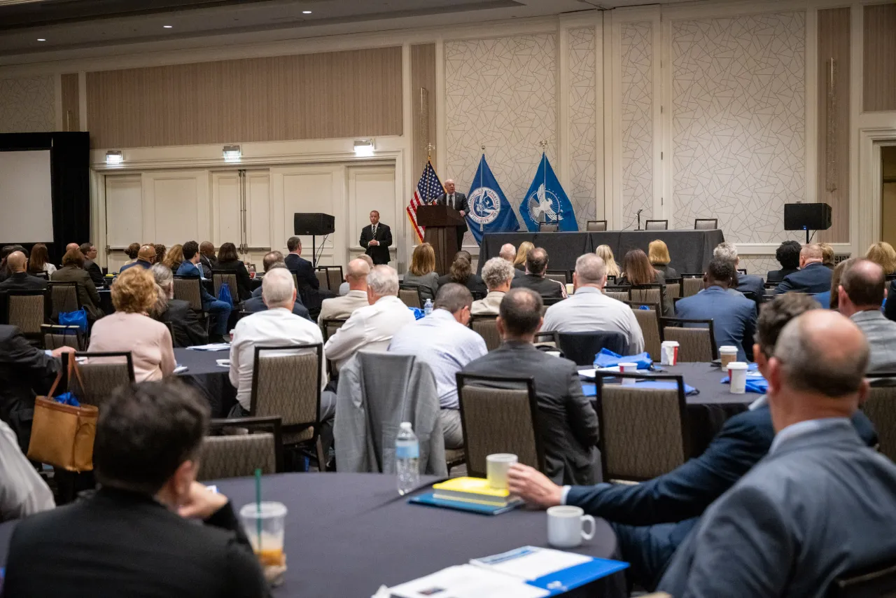 Image: DHS Secretary Alejandro Mayorkas Speaks at TSA Senior Leadership Conference (017)