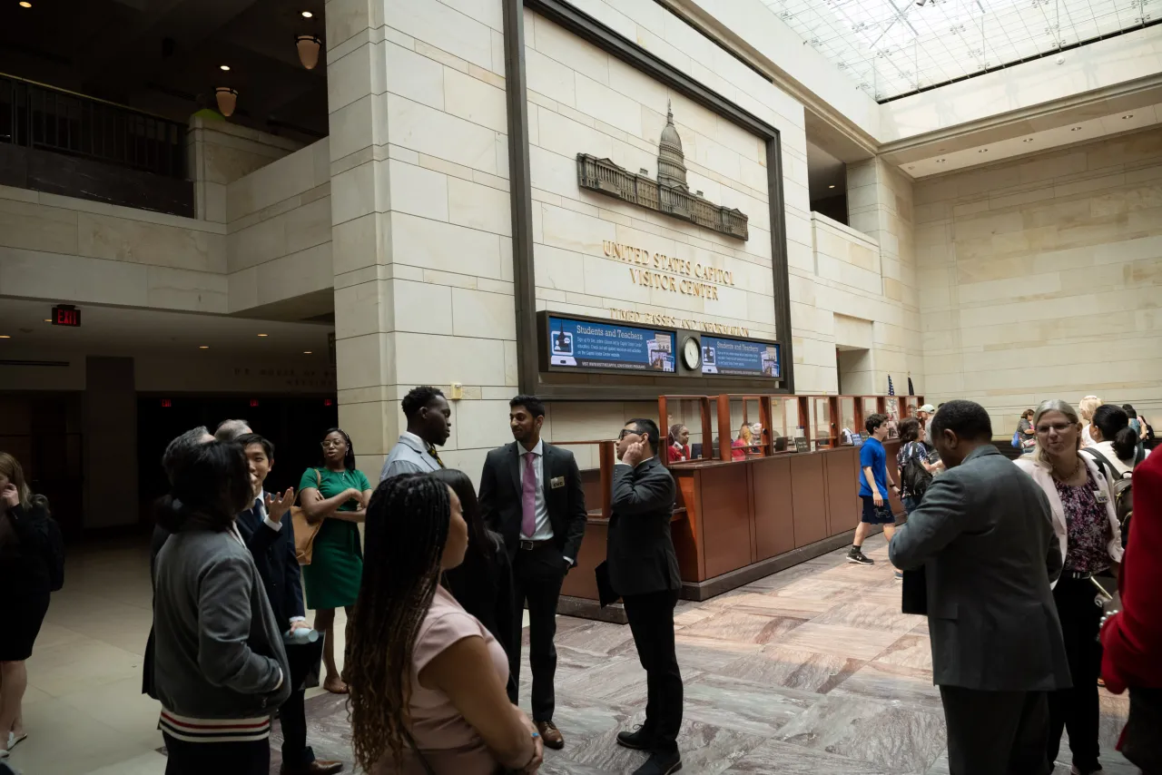 Image: DHS ICDF Fellows Met With Congressman Thompson and Toured The Capitol (037)