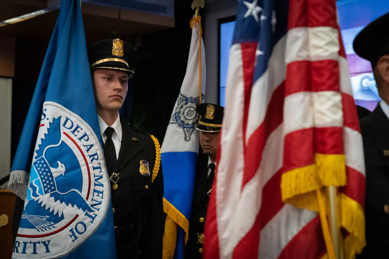 Image: DHS Secretary Alejandro Mayorkas Swears In Director of USSS (008)