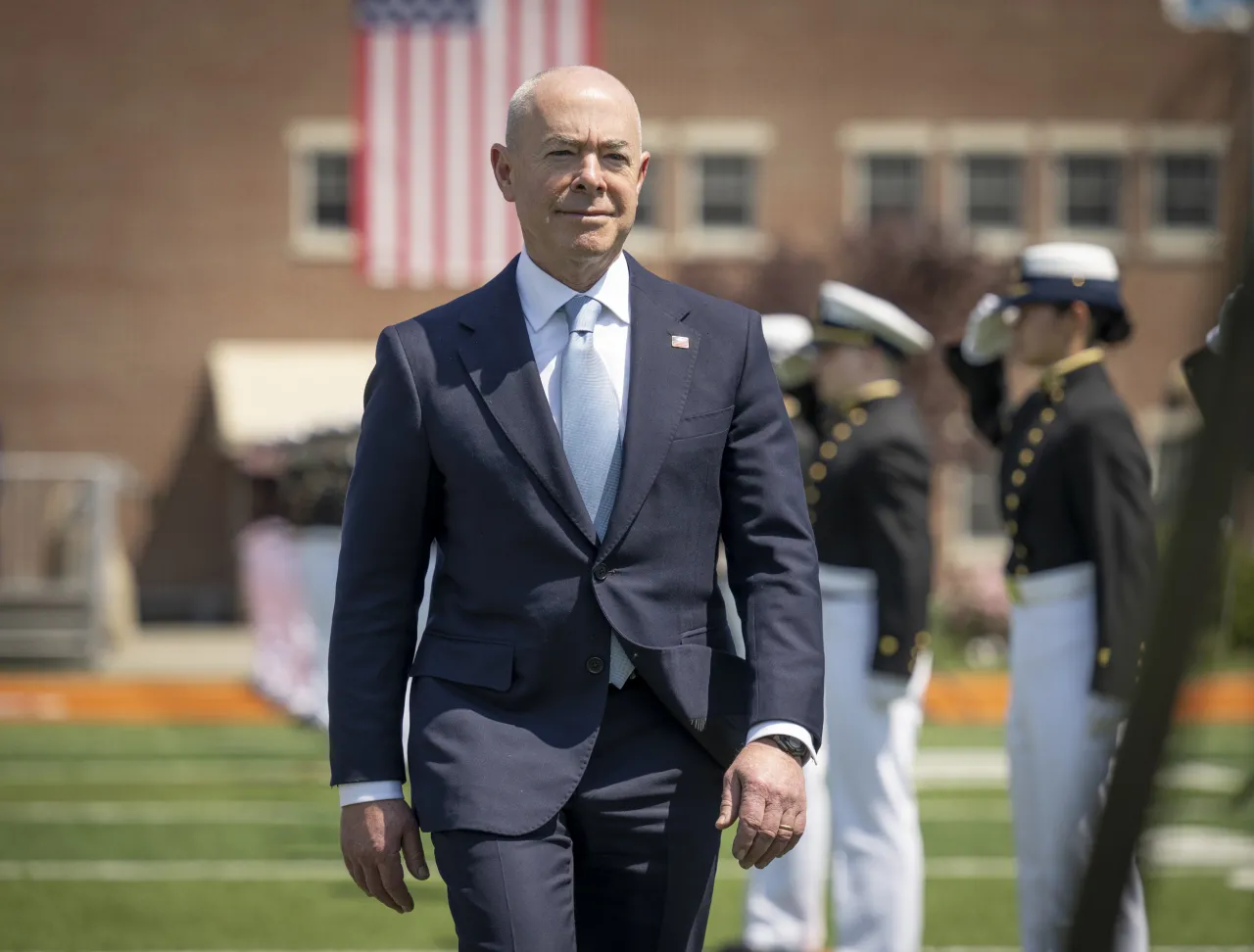 Image: DHS Secretary Alejandro Mayorkas Participates in the USCG Academy Graduation Ceremony (31)