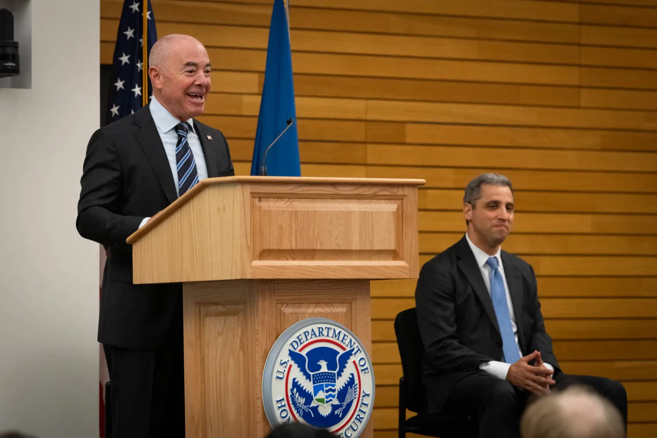 Image: DHS Secretary Alejandro Mayorkas Participates in Strategy, Policy, and Plans Town Hall (012)