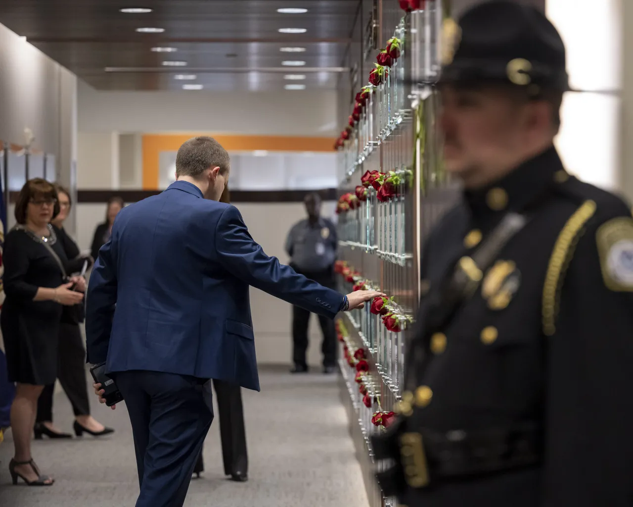 Image: DHS Secretary Alejandro Mayorkas Attends ICE Valor Memorial and Wreath Laying  (049)