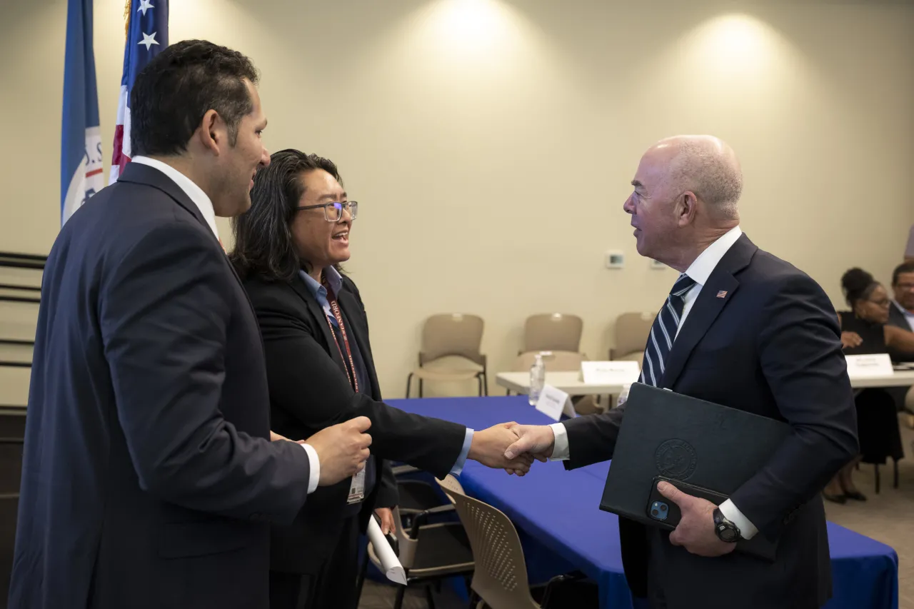 Image: DHS Secretary Alejandro Mayorkas Participates in a Worksite Enforcement Roundtable with Union Leaders  (047)