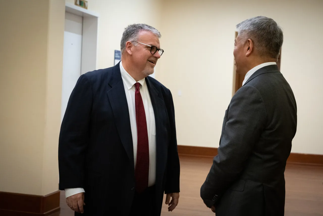 Image: DHS Secretary Alejandro Mayorkas Swears In New Counterterrorism Coordinator (001)