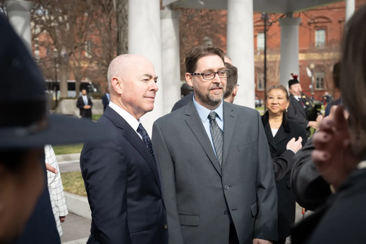 Image: DHS Secretary Alejandro Mayorkas Gives Remarks at NTEU Wreath Laying Ceremony (064)