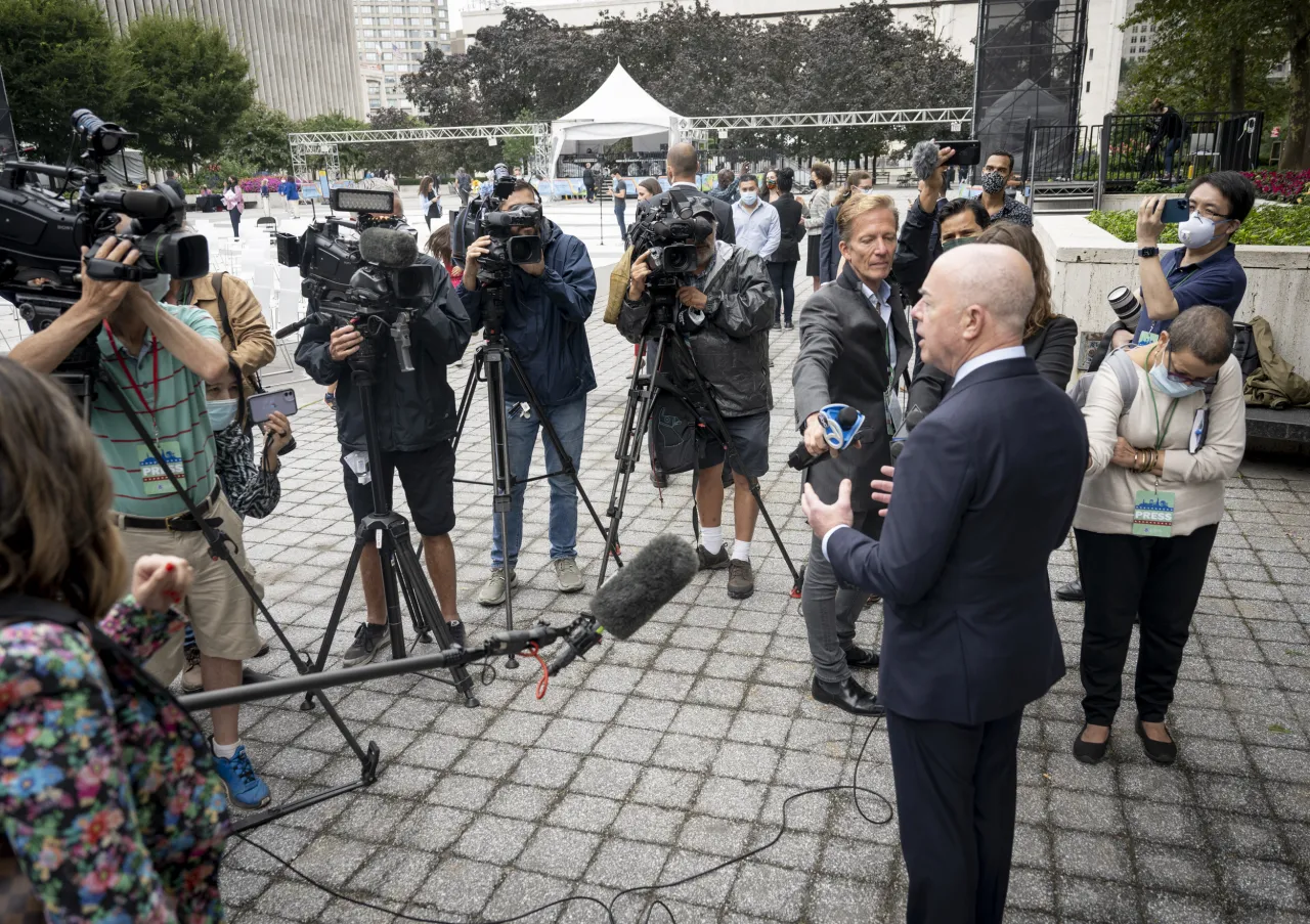 Image: DHS Secretary Alejandro Mayorkas Speaks to Press (2)