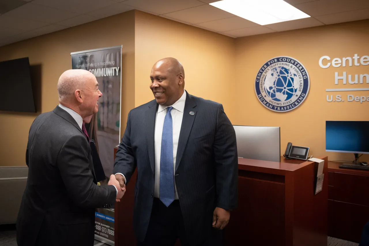 Image: DHS Secretary Alejandro Mayorkas Meets with Employees from the DHS Center for Countering Human Trafficking (011)